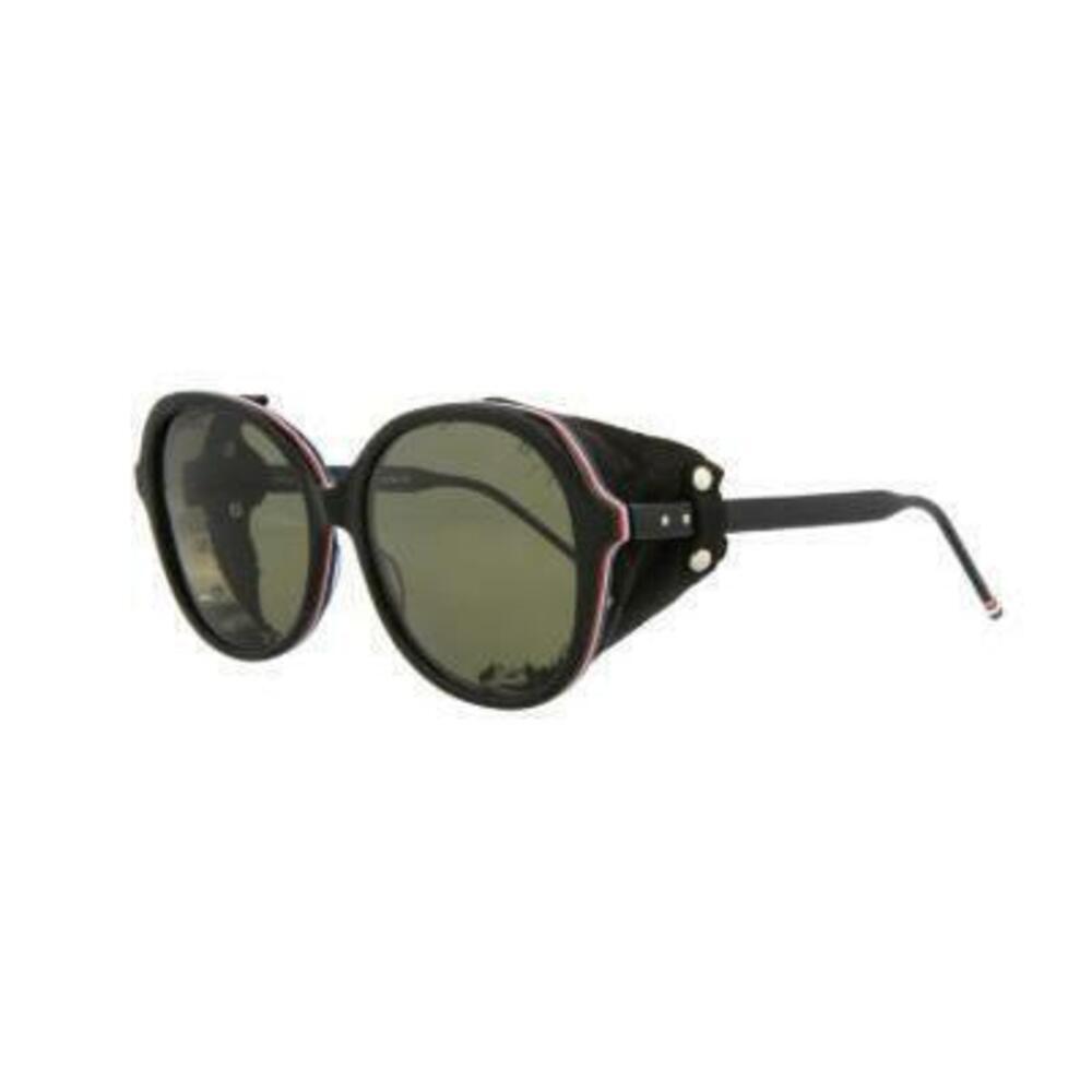 Thom Browne Unisex Black Novelty Oval Sunglasses One Size
